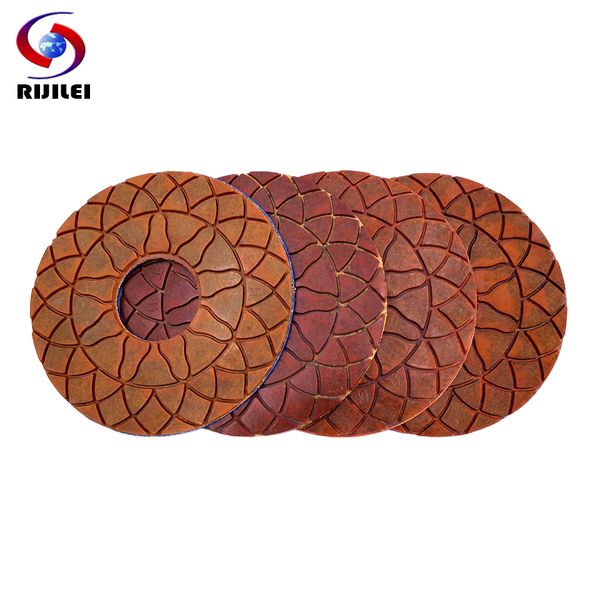 rijilei 4pcs super 6inch diamond polishing pads wet copper bond polishing pad for granite marble concrete floor grinding disc
rijilei 4pcs super 6inch diamond polishing pads wet copper bond polishing pad for granite marble concrete floor grinding disc