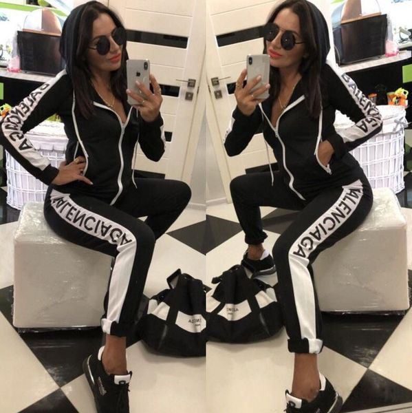 женщины дизайнерская tracksuit с длинным рукавом футболка брюки 2 шт набор лосины спортивная марка gym костюмы женская одежда одежда, Gray
женщины дизайнерская tracksuit с длинным рукавом футболка брюки 2 шт набор лосины спортивная марка gym костюмы женская одежда одежда, Gray