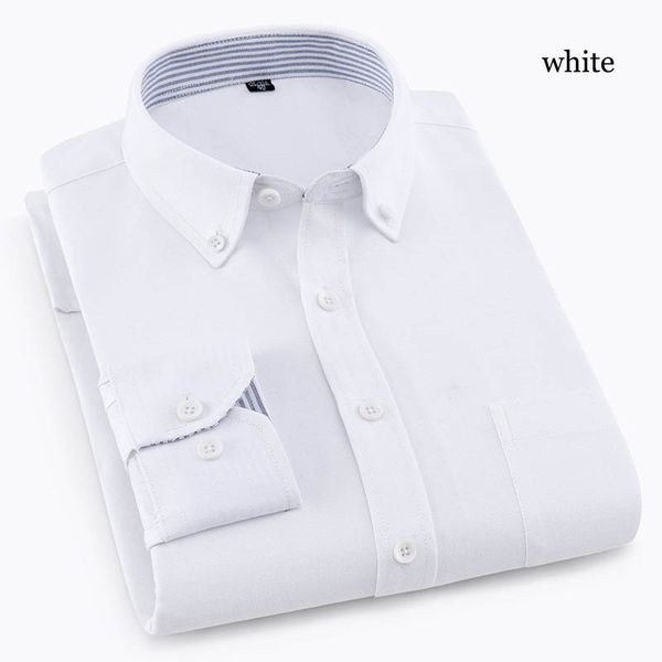 2019 spring new slim dress shirt for men brand long sleeve solid mens work shirts fashion square collar casual formal male, White;black
2019 spring new slim dress shirt for men brand long sleeve solid mens work shirts fashion square collar casual formal male, White;black