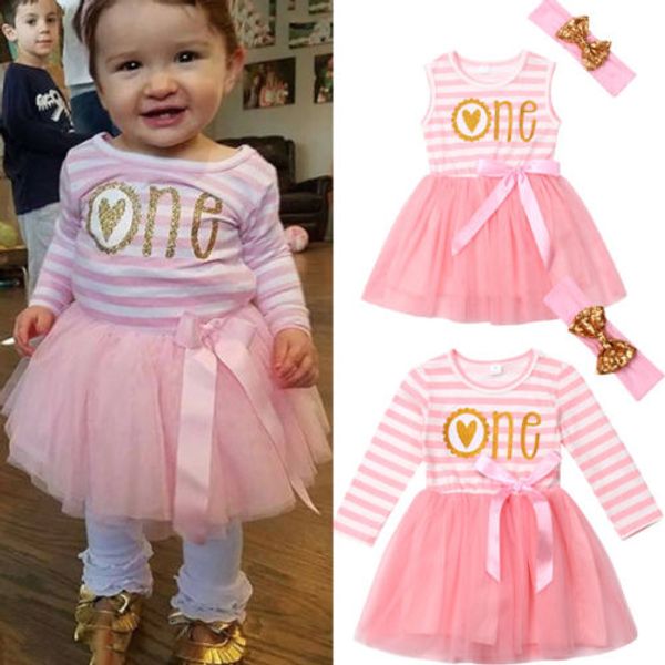 newborn baby girl sleeveless/long sleeve striped pink one birthday tulle party dress summer cute headband, Red;yellow
newborn baby girl sleeveless/long sleeve striped pink one birthday tulle party dress summer cute headband, Red;yellow