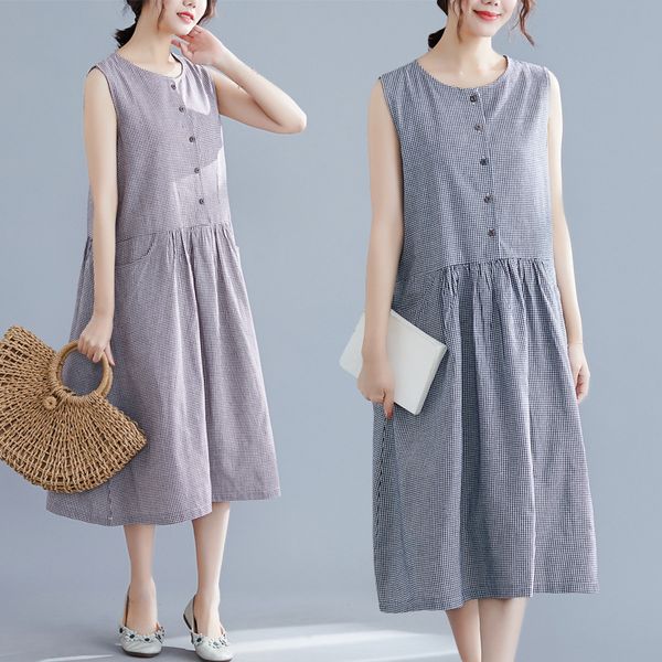 literature 2019 lattice cotton sleeveless dress long fund vest skirt easy longuette woman, White;black
literature 2019 lattice cotton sleeveless dress long fund vest skirt easy longuette woman, White;black