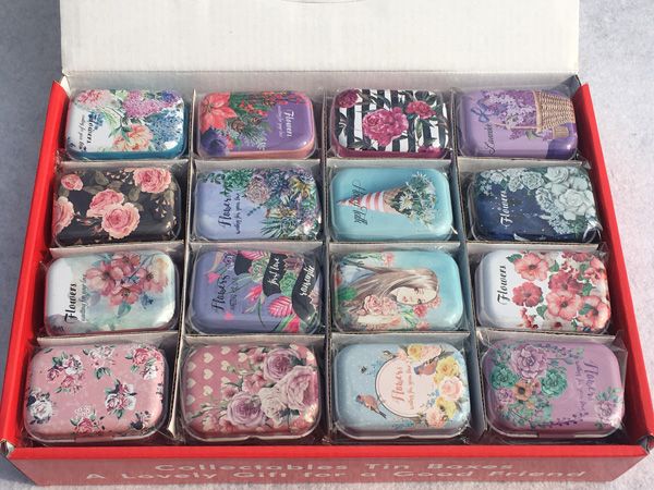 32pcs/lot new flower/creative tin case small tin box metal storage tins wedding candy box with lid party favors
32pcs/lot new flower/creative tin case small tin box metal storage tins wedding candy box with lid party favors