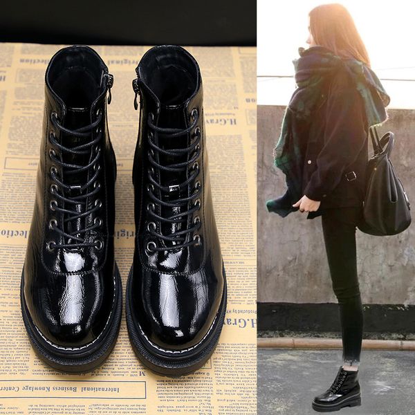new women's ankle boots autumn and winter rain shoes woman outdoor western high heels female platform boot ing, Black
new women's ankle boots autumn and winter rain shoes woman outdoor western high heels female platform boot ing, Black