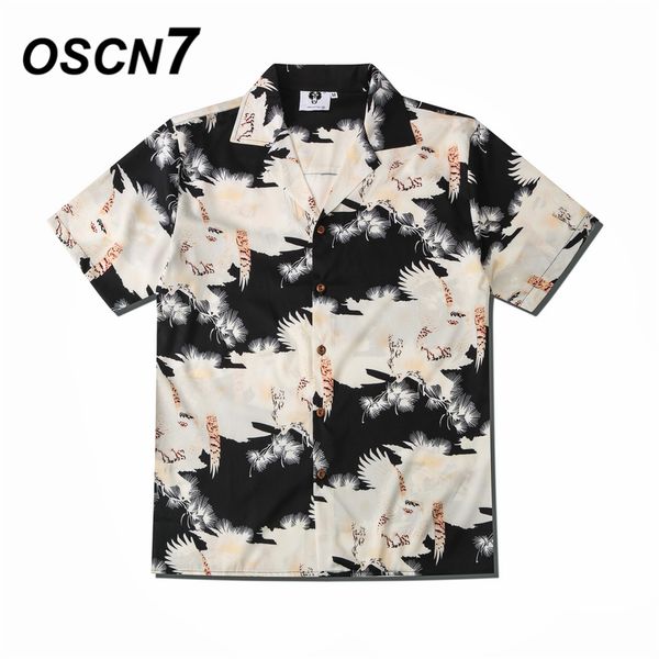 oscn7 casual printed short sleeve shirt men street 2020 hawaii beach oversize women fashion harujuku shirts for men cs201, White;black
oscn7 casual printed short sleeve shirt men street 2020 hawaii beach oversize women fashion harujuku shirts for men cs201, White;black