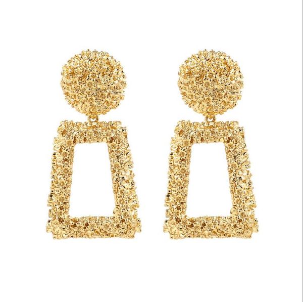european and american exaggerated metal earrings simple geometric relief flower earrings retro fashion personality earrings jewelry, Golden;silver
european and american exaggerated metal earrings simple geometric relief flower earrings retro fashion personality earrings jewelry, Golden;silver