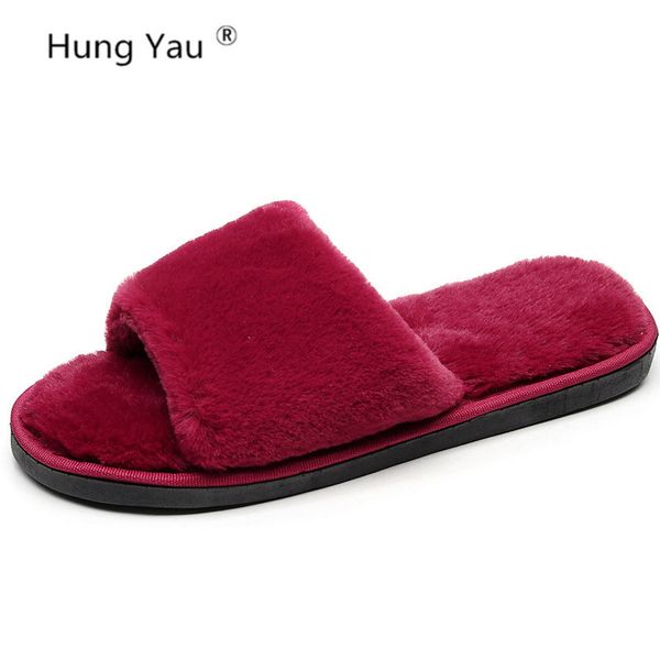 women slippers winter warm casual slides ladies comfortable slippers women fur floor fall shoes home flip flops plus size 36-41, Black
women slippers winter warm casual slides ladies comfortable slippers women fur floor fall shoes home flip flops plus size 36-41, Black