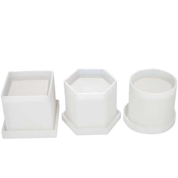 6 pack big diy planter pot hexagon cubic and cylinder resin 3 pack silicone round square hexagon square s
6 pack big diy planter pot hexagon cubic and cylinder resin 3 pack silicone round square hexagon square s