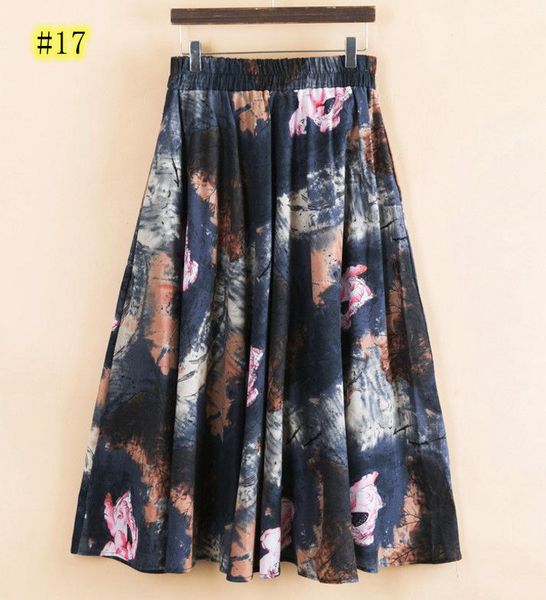 ankle-length women skirt floral spring navy orange colorful designed skirts price lady address casual wear, Black
ankle-length women skirt floral spring navy orange colorful designed skirts price lady address casual wear, Black