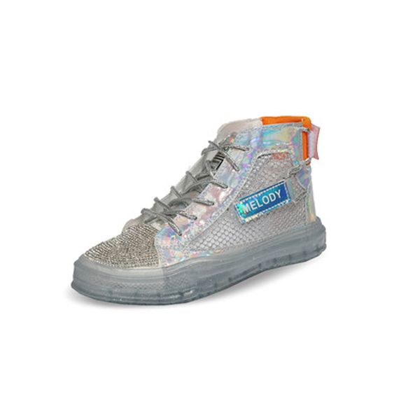 hip-hop women's casual high shoes women 2019 summer new mesh laser wild rhinestone personality casual shoes, Black
hip-hop women's casual high shoes women 2019 summer new mesh laser wild rhinestone personality casual shoes, Black