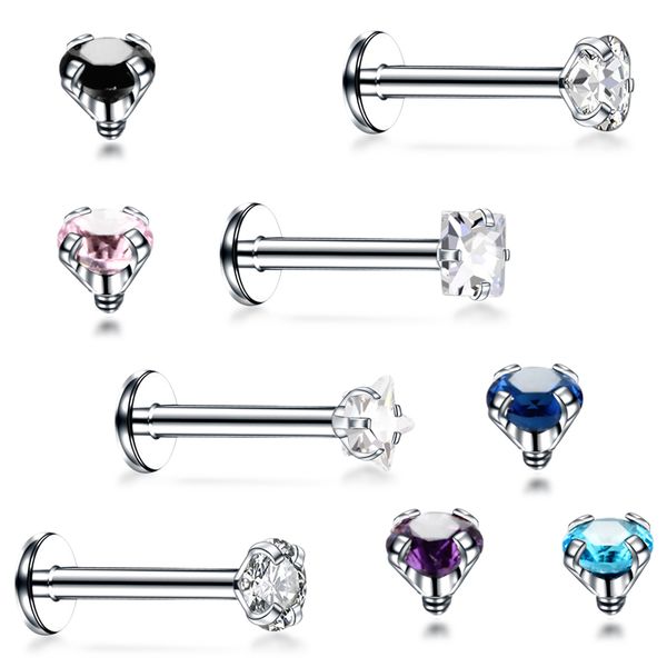 1pc 16g steel gem internal thread labret tragus piercings ear piercings lip rings piercing orelha cartilagem body jewelry, Slivery;golden
1pc 16g steel gem internal thread labret tragus piercings ear piercings lip rings piercing orelha cartilagem body jewelry, Slivery;golden