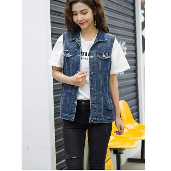 2020 plus size 5xl women summer autumn korean short cowboy vest stretch denim vest thin light blue jeans, Black;white
2020 plus size 5xl women summer autumn korean short cowboy vest stretch denim vest thin light blue jeans, Black;white