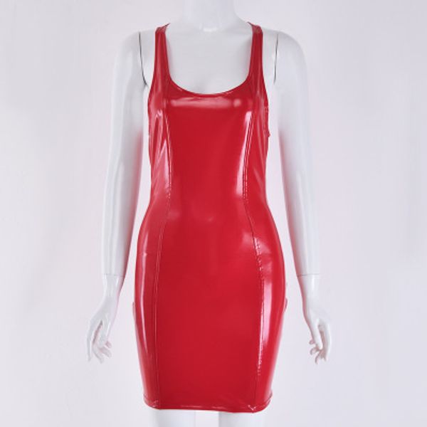 womens dress womens round neck pu slim dresses ladys party style skirts lady solid color & club skirt bright shiny style wholesale, White;black
womens dress womens round neck pu slim dresses ladys party style skirts lady solid color & club skirt bright shiny style wholesale, White;black