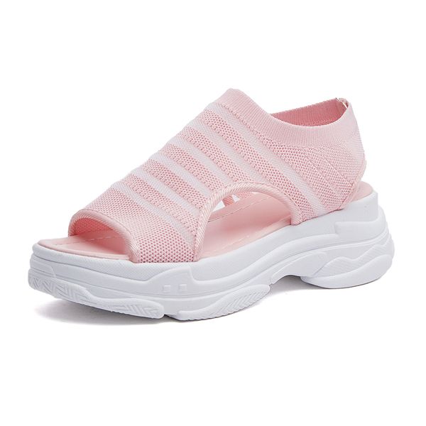 stq 2020 summer sock sandals women platform flat shoes breathable mesh flat sandals pink wedges sandalias open toe flats 1881, Black
stq 2020 summer sock sandals women platform flat shoes breathable mesh flat sandals pink wedges sandalias open toe flats 1881, Black