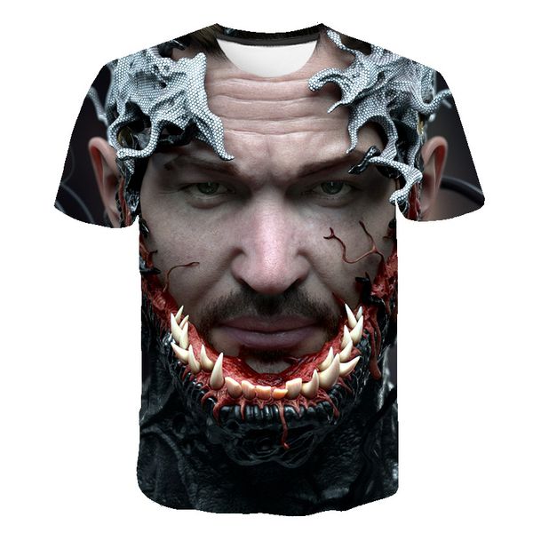 new fashion women/men venom short sleeves funny 3d print t-shirt summer casual clothes tees k37, White;black
new fashion women/men venom short sleeves funny 3d print t-shirt summer casual clothes tees k37, White;black