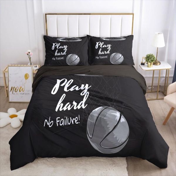 3d bedding sets simple black duvet quilt cover set comforter bed linens pillowcase king full double size football custom
3d bedding sets simple black duvet quilt cover set comforter bed linens pillowcase king full double size football custom
