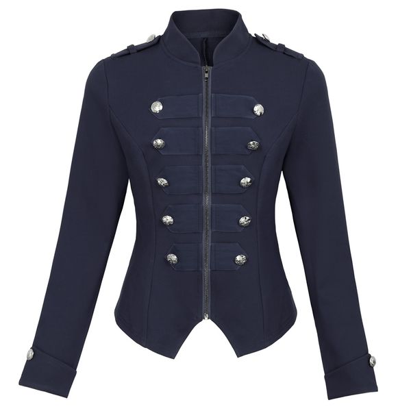 decorated women coat jacket coat women's buttons zipper front 2019 new fashion, Black;brown
decorated women coat jacket coat women's buttons zipper front 2019 new fashion, Black;brown