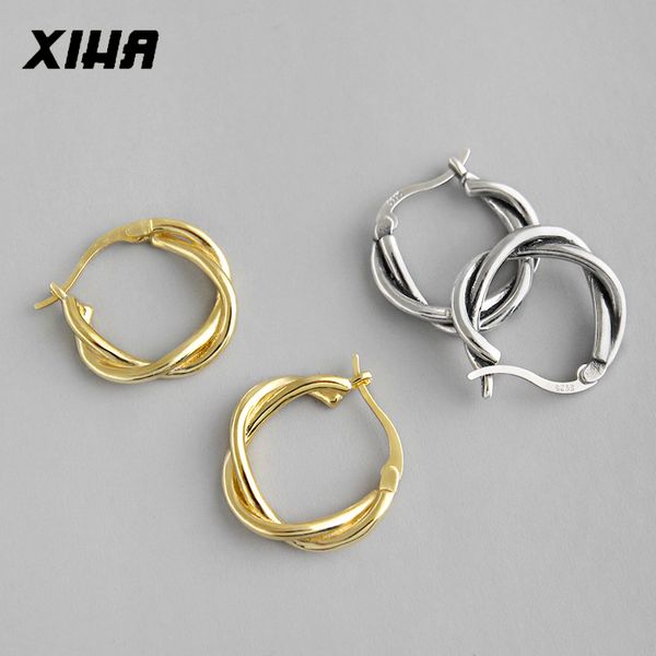 xiha solid 925 sterling silver earrings for women twist knot big round golden hoop earring huggies hollow circle luxury jewelry, Golden;silver
xiha solid 925 sterling silver earrings for women twist knot big round golden hoop earring huggies hollow circle luxury jewelry, Golden;silver