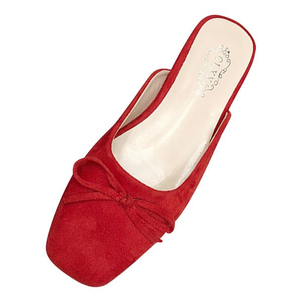 mules shoes women flock bowtie female mules fashion low heels shoes square toe ladies plus size elegant woman slipper, Black
mules shoes women flock bowtie female mules fashion low heels shoes square toe ladies plus size elegant woman slipper, Black