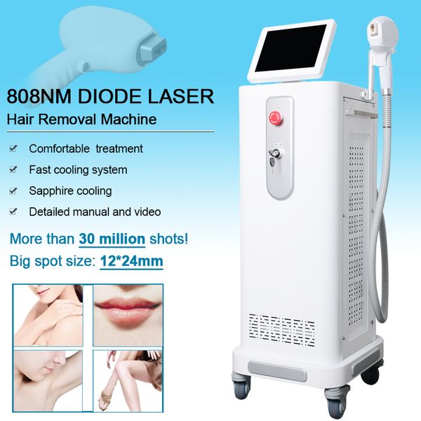 808nm depiladora laser hair removal machine sopranos laser hair removal machine 30 million pulses remove unwanted hair, Black
808nm depiladora laser hair removal machine sopranos laser hair removal machine 30 million pulses remove unwanted hair, Black