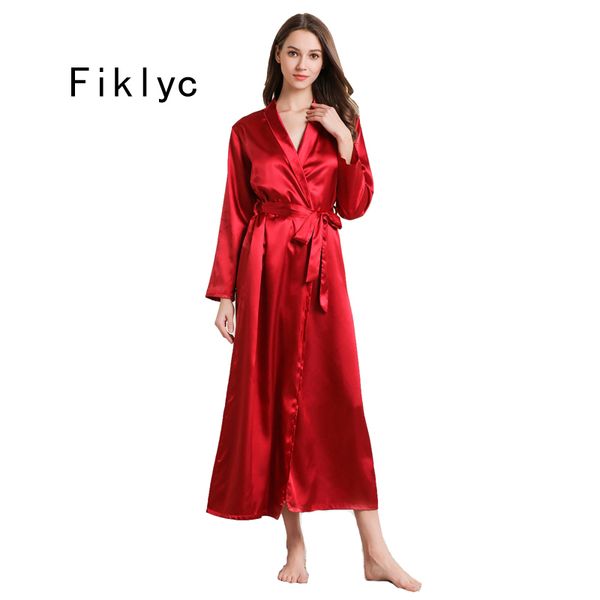 fiklyc underwear autumn long style bathrobe women mid-calf bath robe soft thin cute red bridesmaid robes female dressing satin, Black;red
fiklyc underwear autumn long style bathrobe women mid-calf bath robe soft thin cute red bridesmaid robes female dressing satin, Black;red