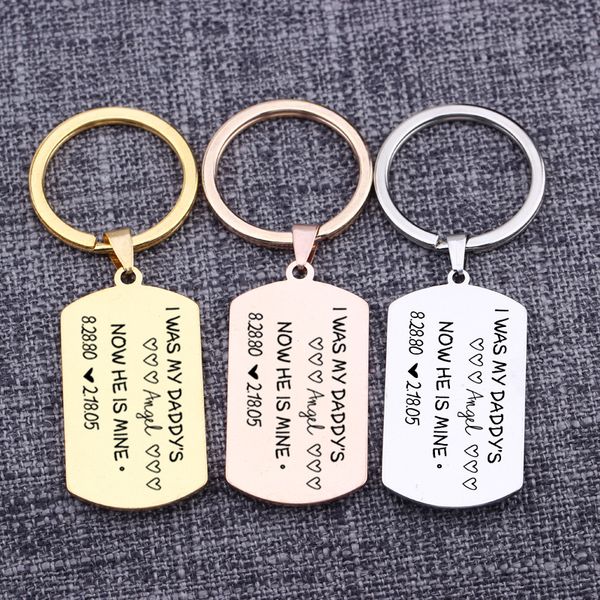 customized date i was my daddy`s angel now he is mine diy memorial date engraved love token keyring gift for couples girlfriend, Silver
customized date i was my daddy`s angel now he is mine diy memorial date engraved love token keyring gift for couples girlfriend, Silver