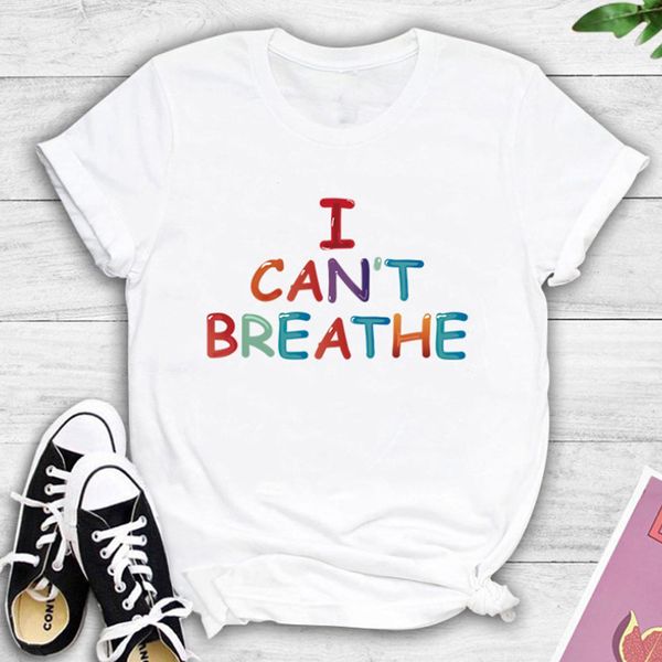 i can't breathe letter print t shirt summer women tee shirt women short sleeve o neck loose tshirt, White;black
i can't breathe letter print t shirt summer women tee shirt women short sleeve o neck loose tshirt, White;black