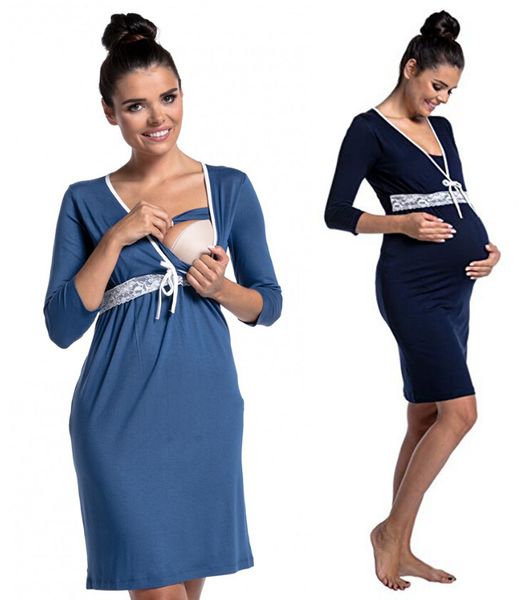 pregnant women maternity pajamas robe nightdress nursing breastfeeding soft sleepwear sleeve home wear sleep wear robe, White
pregnant women maternity pajamas robe nightdress nursing breastfeeding soft sleepwear sleeve home wear sleep wear robe, White
