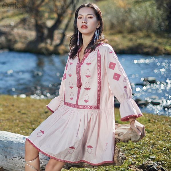 artka 2020 весна лето новых женщин платья 100% хлопок ретро вышивка сыпучих платьев indie folk v-образный вырез платье кисточки la20805c, Black;gray
artka 2020 весна лето новых женщин платья 100% хлопок ретро вышивка сыпучих платьев indie folk v-образный вырез платье кисточки la20805c, Black;gray