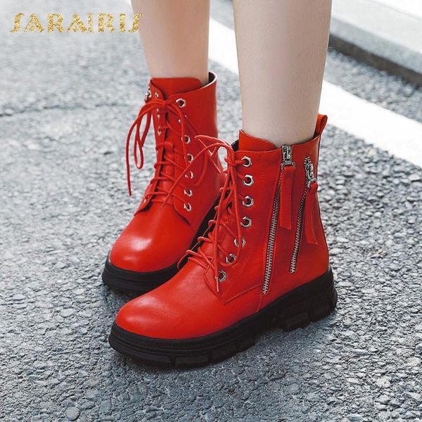 boots sarairis 2021 fashion large size 43 black red shoes woman female zip up platform comfortable mid calf women
boots sarairis 2021 fashion large size 43 black red shoes woman female zip up platform comfortable mid calf women