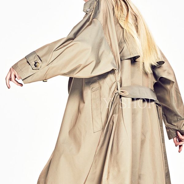 khaki windbreaker women long korean spring and autumn 2019 new british windbreaker extra long belt casual jacket, Tan;black
khaki windbreaker women long korean spring and autumn 2019 new british windbreaker extra long belt casual jacket, Tan;black