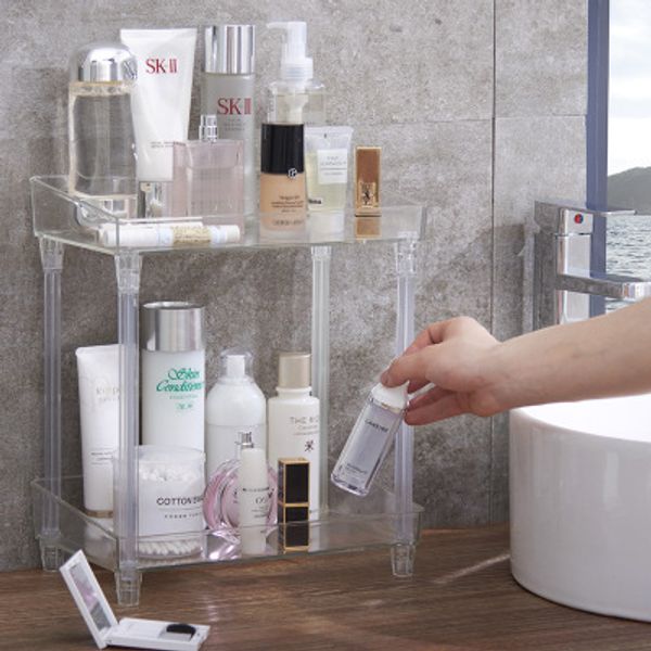 Kitchen MultiPurpose Foldable Multilayer Composite Shelf Desktop Finishing The Bathroom Toilet Sundry Receive Frame