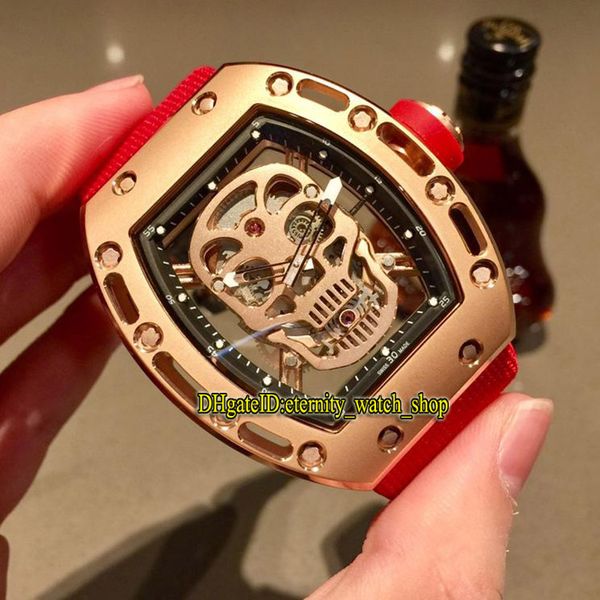 special offer luxury edition rm 052 rose gold case skull skeleton dial japan miyota automatic rm52-01 mens watch nylon strap sport watches, Slivery;brown
special offer luxury edition rm 052 rose gold case skull skeleton dial japan miyota automatic rm52-01 mens watch nylon strap sport watches, Slivery;brown