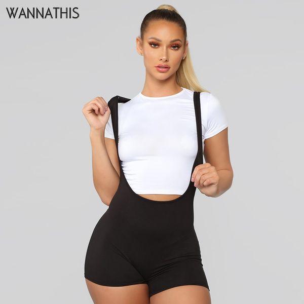 wannathis high waist stretchy overalls shorts slim bodycon 2019 summer women fashion streetwear party female shorts casual, White;black
wannathis high waist stretchy overalls shorts slim bodycon 2019 summer women fashion streetwear party female shorts casual, White;black