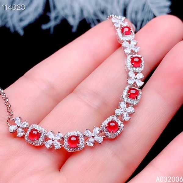 kjjeaxcmy fine jewelry 925 sterling silver inlaid natural ruby bracelet delicate female elegant bracelet support testing, Golden;silver
kjjeaxcmy fine jewelry 925 sterling silver inlaid natural ruby bracelet delicate female elegant bracelet support testing, Golden;silver