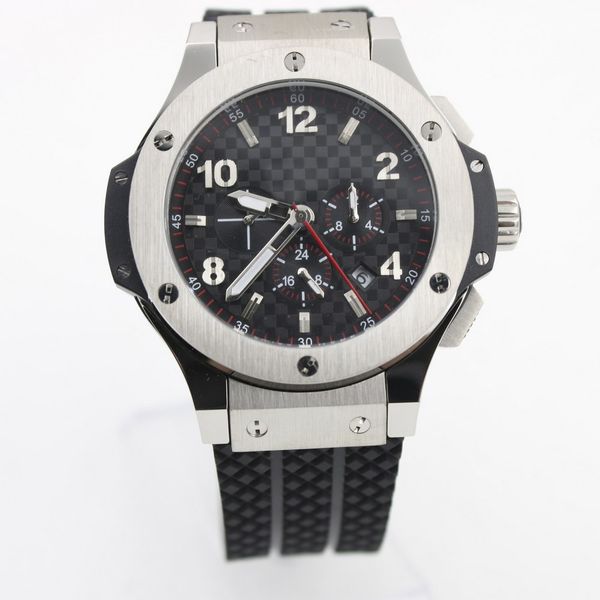 2 colors Luxury watch big men's 42mm automatic mechanical sweeping open back small dial work rubber strap stainless steel bang
2 colors Luxury watch big men's 42mm automatic mechanical sweeping open back small dial work rubber strap stainless steel bang