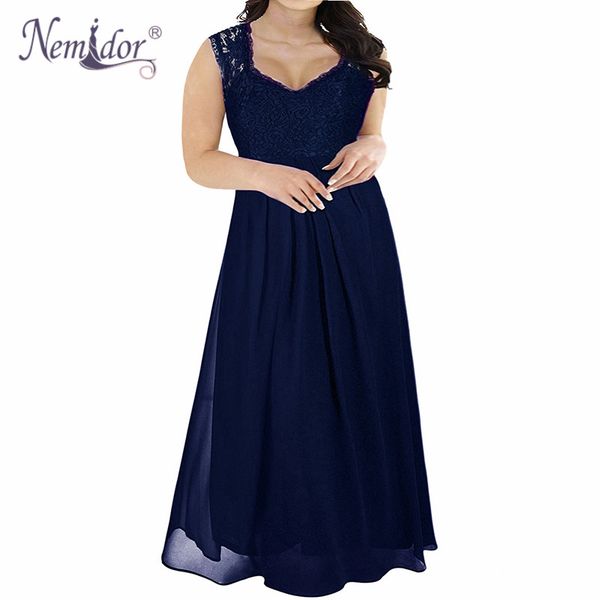 nemidor women v-neck chiffon lace patchwork party dress plus size 7xl 8xl 9xl sleeveless vintage long maxi dress, White;black
nemidor women v-neck chiffon lace patchwork party dress plus size 7xl 8xl 9xl sleeveless vintage long maxi dress, White;black