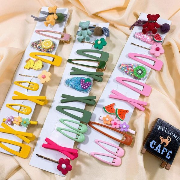 1set cartoon bear fruit hair clips for girls kid character bb clips sweet barrettes hair accessories children headdress, Slivery;white
1set cartoon bear fruit hair clips for girls kid character bb clips sweet barrettes hair accessories children headdress, Slivery;white