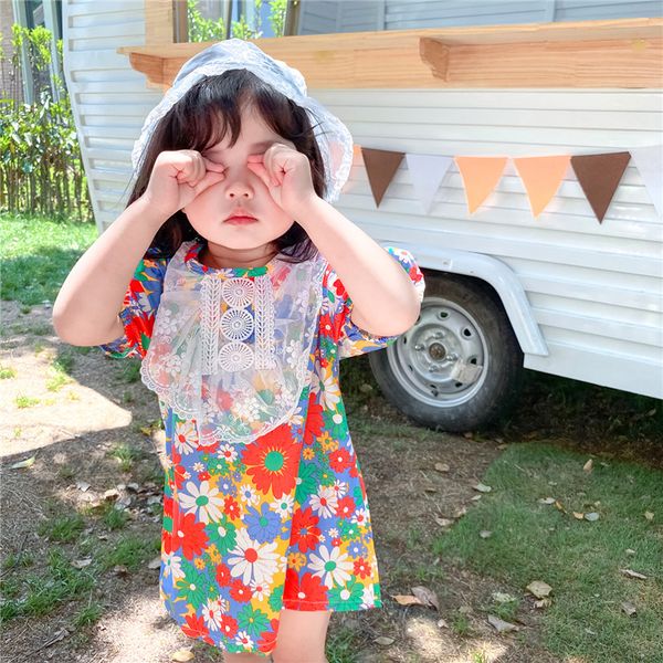 girl's dresses korean children clothing lace crochet flower cotton short sleeve princess dress baby girl puff vestidos 1 to 8 yrs, Red;yellow
girl's dresses korean children clothing lace crochet flower cotton short sleeve princess dress baby girl puff vestidos 1 to 8 yrs, Red;yellow