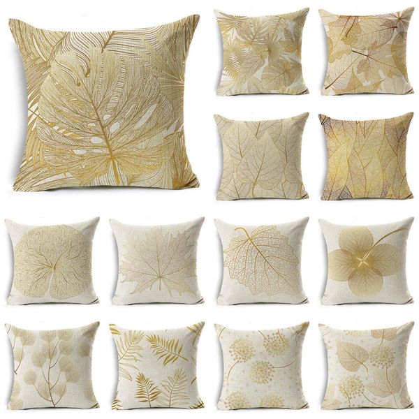 wzh golden leaves linen cushion cover 45x45cm linen decorative pillow cover sofa bed pillow case
wzh golden leaves linen cushion cover 45x45cm linen decorative pillow cover sofa bed pillow case