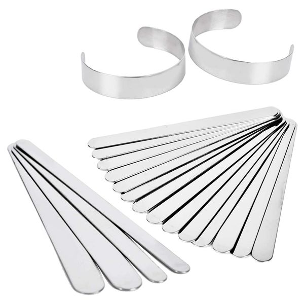other 20 pieces bracelet blanks stainless steel diy bangle for jewelry gifts making, Blue;slivery
other 20 pieces bracelet blanks stainless steel diy bangle for jewelry gifts making, Blue;slivery