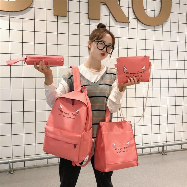 2020 new backpack women's middle school students backpack multi-functional child-mother bag four-piece women
2020 new backpack women's middle school students backpack multi-functional child-mother bag four-piece women