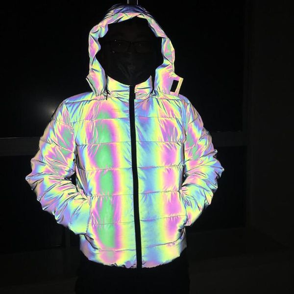 reflective jacket full man / woman harajuku thicken windbreaker hooded jackets hip hop streetwear evening bright zipper jacke, Black;brown
reflective jacket full man / woman harajuku thicken windbreaker hooded jackets hip hop streetwear evening bright zipper jacke, Black;brown