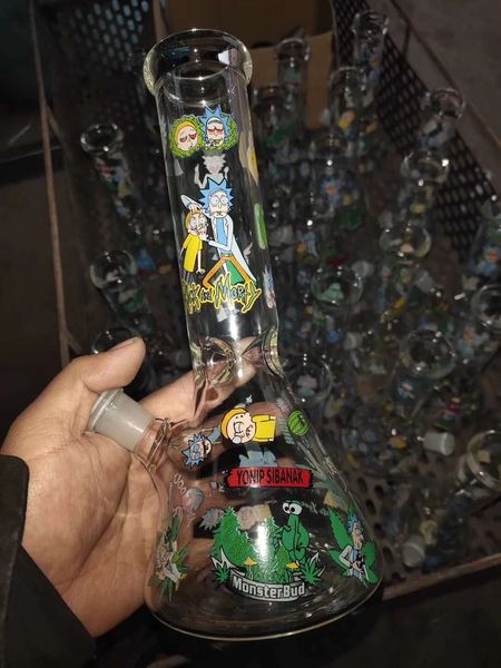 Beaker Base glass bong Rick & Morfy Beaker glass bongs oil rig downteam smoking water pipe bongs joint 14.5mm dab rig hookahs free shipping
Beaker Base glass bong Rick & Morfy Beaker glass bongs oil rig downteam smoking water pipe bongs joint 14.5mm dab rig hookahs free shipping