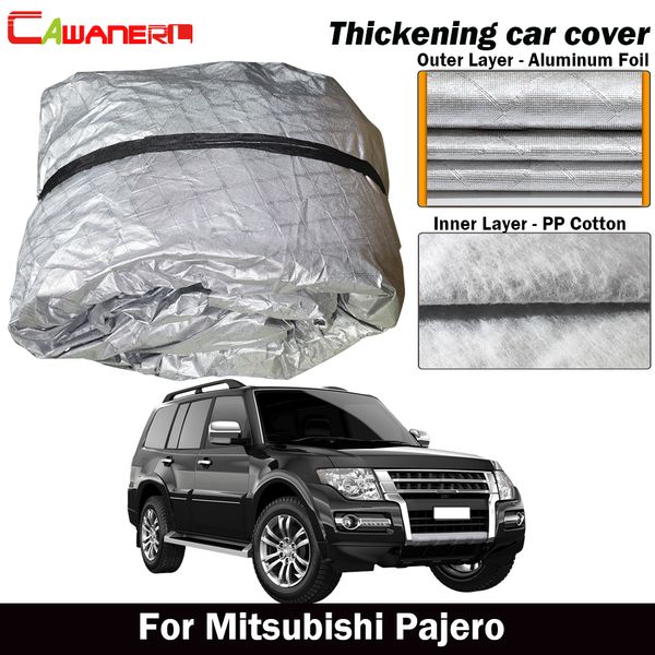 cawanerl thick cotton car cover waterproof outdoor sun shade rain snow hail resistant suv cover for mitsubishi pajero
cawanerl thick cotton car cover waterproof outdoor sun shade rain snow hail resistant suv cover for mitsubishi pajero