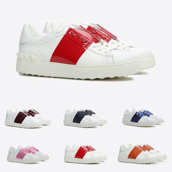 2019 Open Comfort Casual Shoes Men Women Designer Rivets Flat Casual Leather Patchwork Canvas Shoes Studded Skateboarding Trainers Sneakers
2019 Open Comfort Casual Shoes Men Women Designer Rivets Flat Casual Leather Patchwork Canvas Shoes Studded Skateboarding Trainers Sneakers