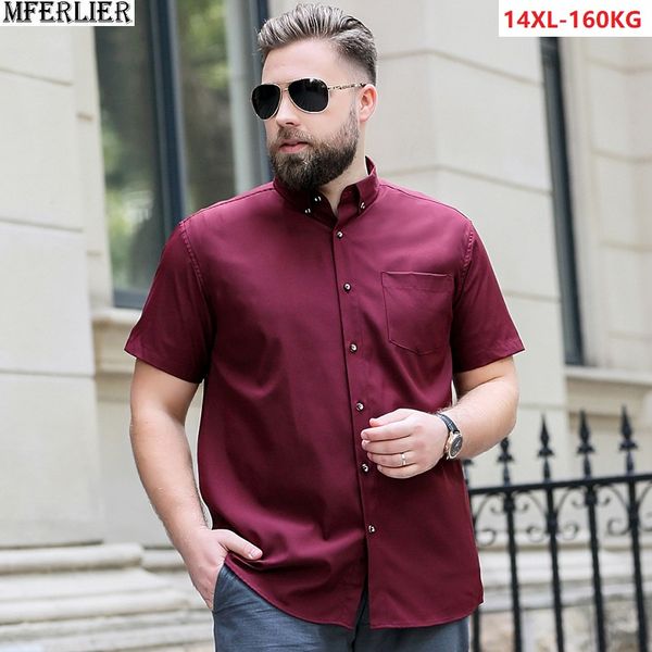 summer men thin shirts short sleeve plus size 8xl 10xl 12xl oversize dress shirts red blue shirt white 58 60 62 64, White;black
summer men thin shirts short sleeve plus size 8xl 10xl 12xl oversize dress shirts red blue shirt white 58 60 62 64, White;black