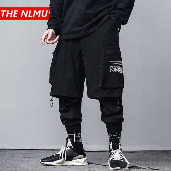 2020 новый поддельные две пьесы шаровары мужчины хип-хоп streetwear joggers pant мода мужской карманы брюк эластичный пояс черный wg789, Black
2020 новый поддельные две пьесы шаровары мужчины хип-хоп streetwear joggers pant мода мужской карманы брюк эластичный пояс черный wg789, Black
