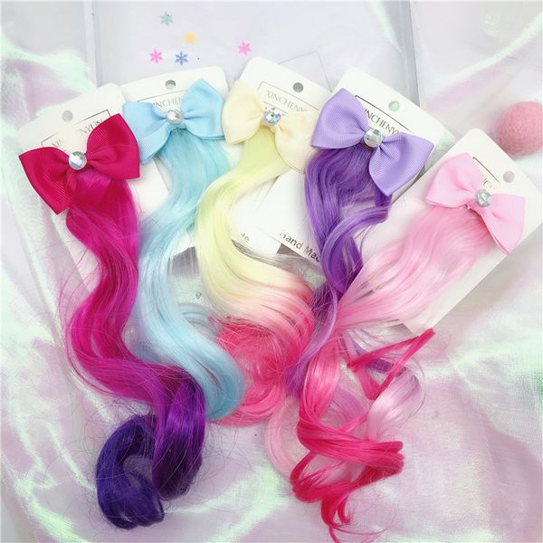 12pcs new arrival girls wigs barrettes lovely gradient colorful bow hairpins princess hair ornament headband hair clips kids accessories, Slivery;white
12pcs new arrival girls wigs barrettes lovely gradient colorful bow hairpins princess hair ornament headband hair clips kids accessories, Slivery;white