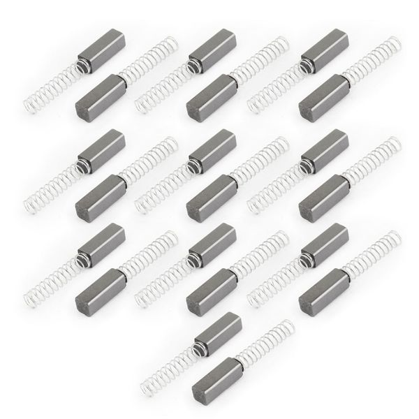 uxcell new 20pcs/10 pairs electric drill motor carbon brushes 12 x 4 x 4mm power tool replacement 3cm/ 1.18'' total length
uxcell new 20pcs/10 pairs electric drill motor carbon brushes 12 x 4 x 4mm power tool replacement 3cm/ 1.18'' total length