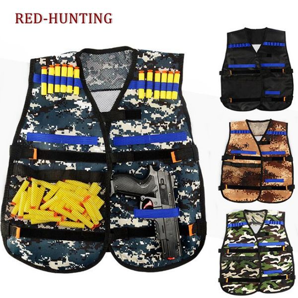 tactical vest kit guns n-strike elite series perfect gifts for birthday and christmas, Camo;black 
tactical vest kit guns n-strike elite series perfect gifts for birthday and christmas, Camo;black